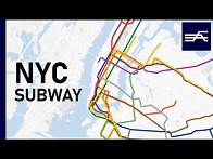 Video thumbnail for Evolution of the New York City Subway 1868-2020 (geographic map)