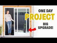 Video thumbnail for Install A Sliding Door | How To Easily Remove An Old Door and Install A New One!