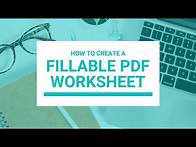 Video thumbnail for How to Create Fillable PDF Worksheets (without Adobe!)
