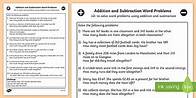 Video thumbnail for Addition and Subtraction Word Problems Year 3