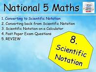Video thumbnail for 8.1 Scientific Notation / Standard Form 1: Converting TO - National 5 Maths Lessons - @MrThomasMaths