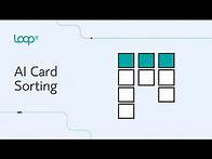 Video thumbnail for Loop11 AI Card Sort