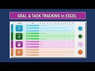 Video thumbnail for Goal or Task Tracker in Excel | Build it Step by Step | 3 Goals x 4 Categories #exceltracker
