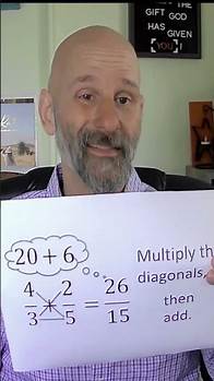 Video thumbnail for Add Fractions Fast -different denominators