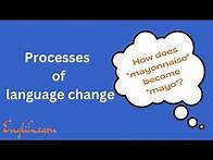 Video thumbnail for Processes of language change - CAIE/AICE Level English Language 9093, Paper 3 Language Change