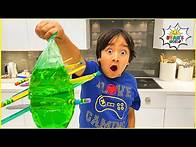 Video thumbnail for Top 5 Easy Science Experiments for kids to do at home with Ryan's World!