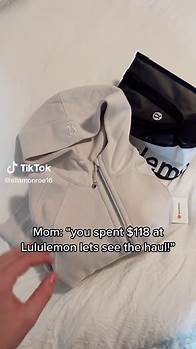 Video thumbnail for Lululemon Scuba Half Zip Hoodie Haul Unboxing