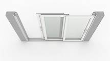 Video thumbnail for JELD-WEN V4500 Multi-Slide 177 in. x 96 in. Universal Handing Low-E White Vinyl 3-Panel Prehung Patio Door THDJW247600125