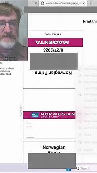 Video thumbnail for Find and Download/Print Norwegian Cruise Lines (NCL) Bag Tags #shorts #ncl #norwegiancruiseline