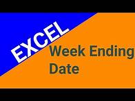 Video thumbnail for How To Calculate Week Ending Date