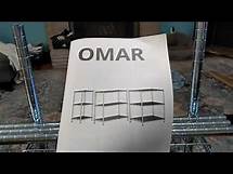 Video thumbnail for How to stack Ikea Omar shelves