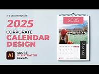 Video thumbnail for How To Make a 2025 Calendar in Adobe Illustrator 2024 | Full Tutorial