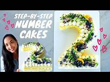 Video thumbnail for How to make a Number Cake with Flowers | FREE PRINTABLE NUMBERS