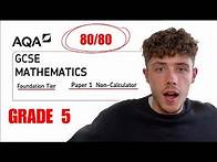 Video thumbnail for GCSE Maths AQA Paper 1 Foundation in 20 Minutes!| How to get a Grade 5