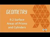 Video thumbnail for Surface Areas of Prisms and Cylinders, BJU Press Geometry 4th ed, Les 9.2--CCCS Flipped Geometry#54
