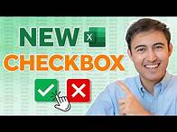 Video thumbnail for Make a Project Tracker with Excel’s NEW Checkbox Feature