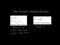 Video thumbnail for Geometric Sequence Formulas