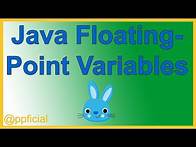 Video thumbnail for Java Floating Point Numbers - float and double - Java Tutorial - Appficial