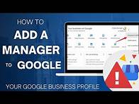 Video thumbnail for How to Add Manager to Google Business Profile (GMB Updates 2023-24)