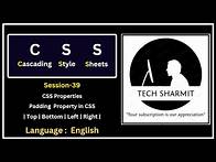 Video thumbnail for Padding Property in CSS | CSS - Cascading Style Sheet (Session-39)