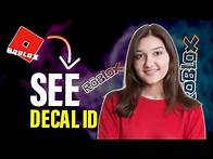 Video thumbnail for How to see decal ID on Roblox (Full Guide)