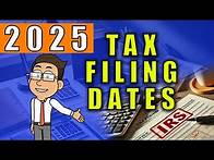 Video thumbnail for Tax Filing Deadlines 2025: Key Dates & Tips for Filing 2024 Returns