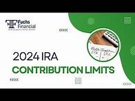 Video thumbnail for What Are The New IRA Contribution Limits For 2024