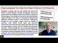 Video thumbnail for English Language A Level Paper 2 Guidance Paul Heselton (2023 exam)