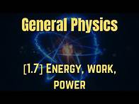 Video thumbnail for IGCSE Physics [Syllabus 1.7] Energy, work and power