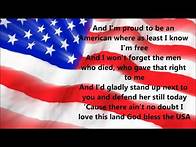 Video thumbnail for Lee Greenwood - God Bless The USA (Lyrics)