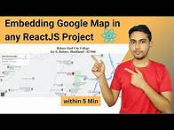 Video thumbnail for Embedding Google Map in ReactJS Project