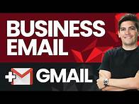 Video thumbnail for How To Create A Free Business Email and Use it with Gmail ✉️