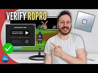 Video thumbnail for How To Verify Ropro In Roblox