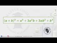 Video thumbnail for Algebraic Identity: (a+b)3 Explained Simply