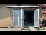 Video thumbnail for TEZA 90 Series Folding Door System with Blinds