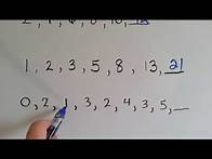 Video thumbnail for Grade 4 Math 5.6, What are Patterns and Terms
