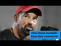 Video thumbnail for Ohio State still addressing position depth, and starting quarterback said Buckeyes coach Ryan Day