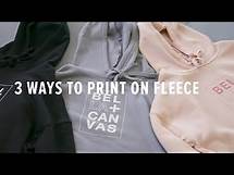 Video thumbnail for Custom Sweatshirts - 3 Ways to Print on Fleece Fabric
