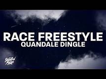 Video thumbnail for Quandale Dingle "The Race" Freestyle (Lyrics) she said pass the weed i don't like to pass the gas