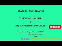 Video thumbnail for Inverse Functions Grade 12