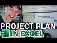 Video thumbnail for Make a Project Plan with Excel