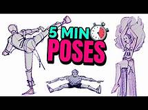 Video thumbnail for Draw ANY POSE in 5 Min! (timed figure drawing practice)