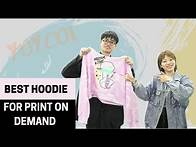 Video thumbnail for Best Customized Unisex Hoodie for Print On Demand Dropshipping - Yoycol Print On Demand