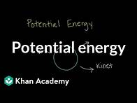 Video thumbnail for Potential energy | Energy | Middle school physics | Khan Academy