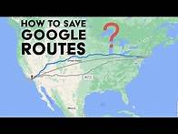 Video thumbnail for Save Google Map Routes On Your PC or Mac