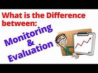 Video thumbnail for Whats the difference between Monitoring and Evaluation? #monitoringandevaluation #evaluation
