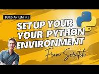 Video thumbnail for Build an LLM from Scratch 1: Set up your code environment