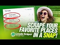 Video thumbnail for Scrape Your Saved Places and List with this Google Maps Scraper 😎