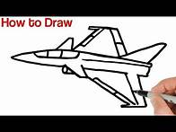 Video thumbnail for How to Draw a Fighter Jet Airplane Step by Step
