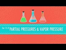 Video thumbnail for Partial Pressures & Vapor Pressure: Crash Course Chemistry #15